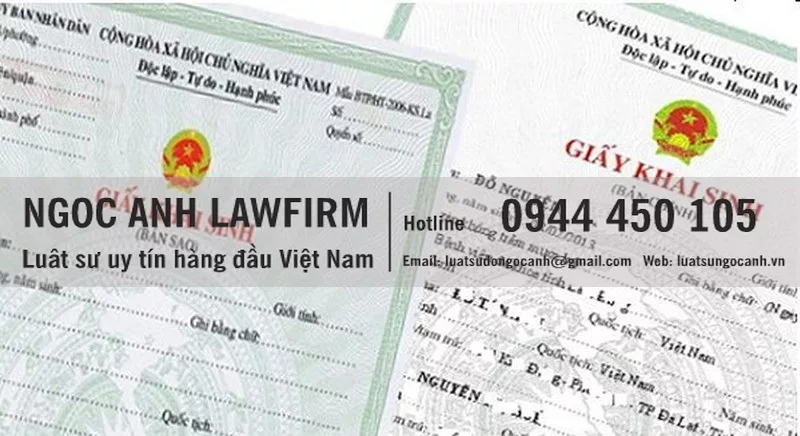 Thủ tục đăng ký lại khai sinh trong nước Thủ tục đăng ký lại khai sinh trong nước