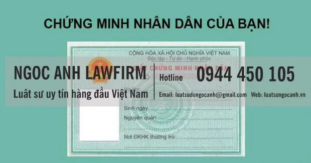 Mã số CMND của các tỉnh thành