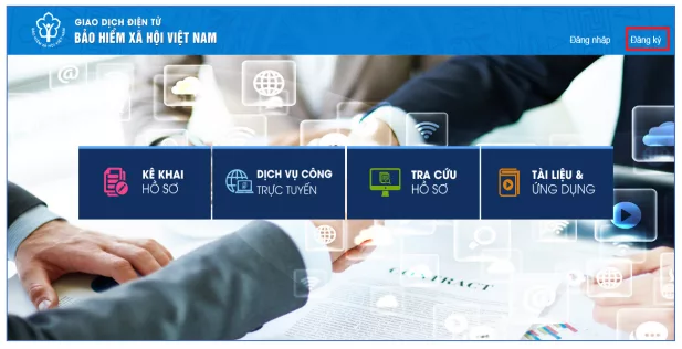 Hướng dẫn cài đặt, đăng nhập ứng dụng Bảo hiểm xã hội số (VssID) dang ky tai khoan 2