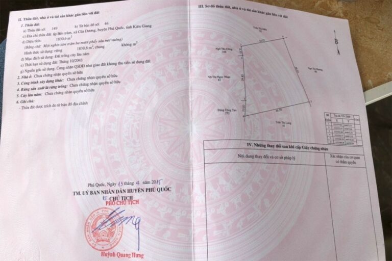 Những lưu ý trong nội dung sổ đỏ sổ hồng