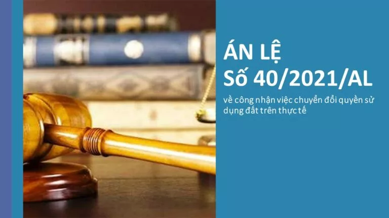 Án lệ số 40/2021/AL về công nhận việc chuyển đổi quyền sử dụng đất trên thực tế