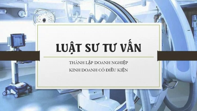 Thủ tục thành lập doanh nghiệp kinh doanh có điều kiện