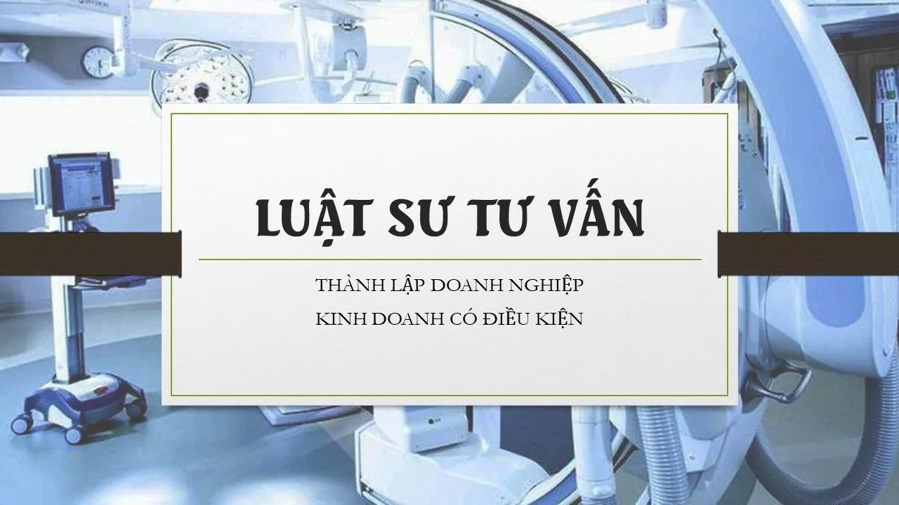Thủ tục thành lập doanh nghiệp kinh doanh có điều kiện