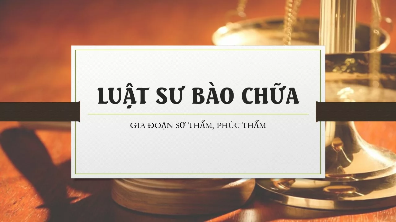 Quyền được nhờ người bào chữa của bị cáo tại phiên tòa phúc thẩm