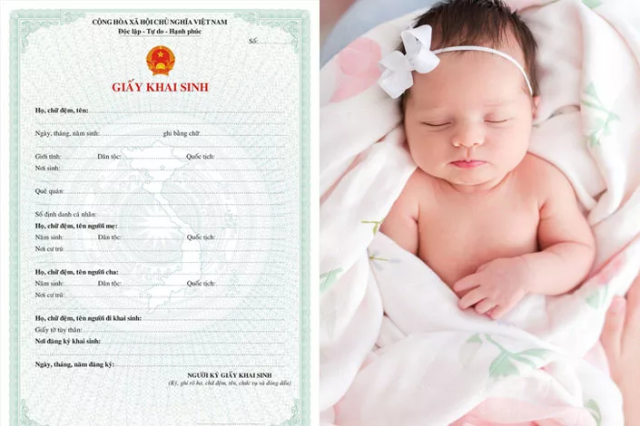 Infographic: Thủ tục đăng ký khai sinh , nhập hộ khẩu , cấp bảo hiểm y tế cho trẻ