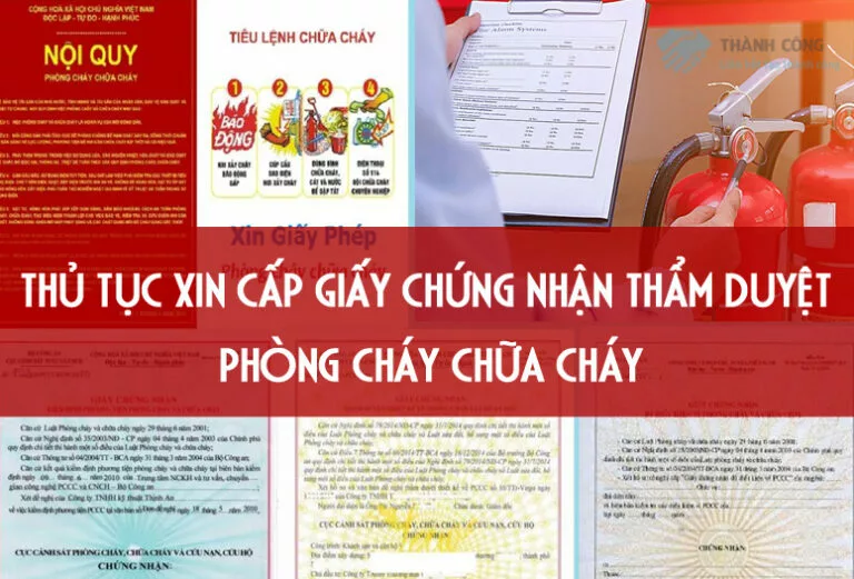Thủ tục hành chính liên quan đến PCCC & CNCH