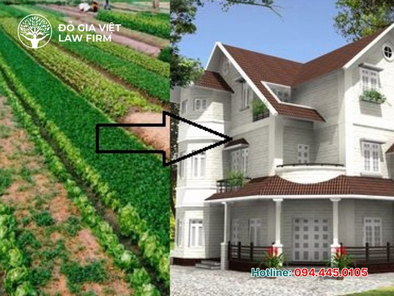 quy định về chuyển đất nông nghiệp sang đất thổ cư 