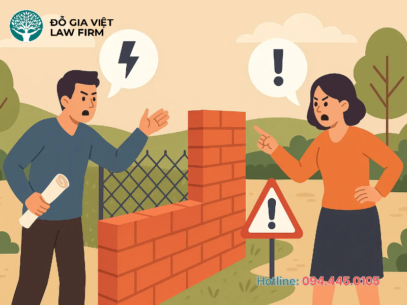 cách xử lý khi bị lấn chiếm ranh giới đất
