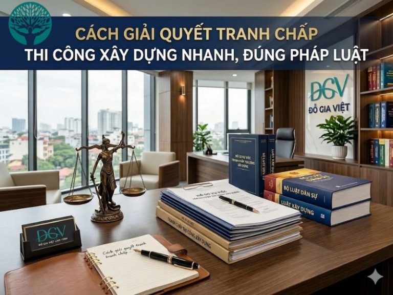 giải quyết tranh chấp thi công xây dựng