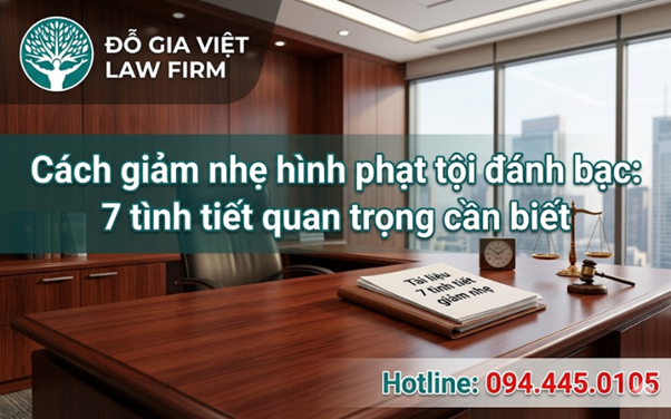 Cách giảm nhẹ hình phạt tội đánh bạc: 7 tình tiết quan trọng cần biết