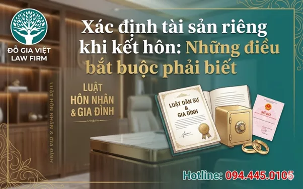 Xác định tài sản riêng khi kết hôn: Những điều bắt buộc phải biết