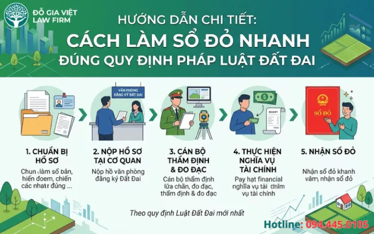 Hướng Dẫn Chi Tiết Cách Làm Sổ Đỏ Nhanh Đúng Quy Định Pháp Luật Đất Đai Năm 2026