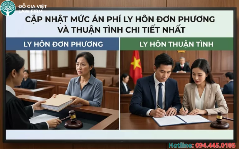 Cập Nhật Mức Án Phí Ly Hôn Đơn Phương Và Thuận Tình Chi Tiết Nhất