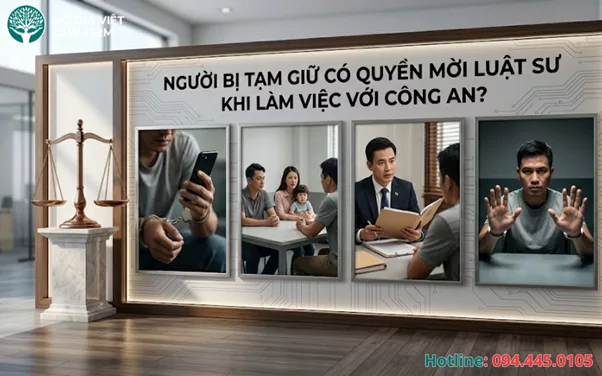 [Giải đáp] Người bị tạm giữ có quyền mời luật sư không?