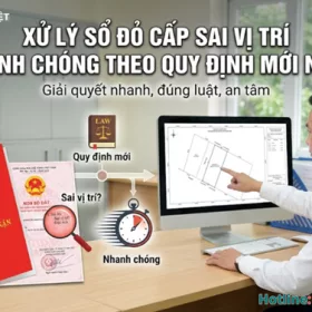 Xử Lý Sổ Đỏ Cấp Sai Vị Trí Nhanh Chóng Theo Quy Định Mới Nhất 