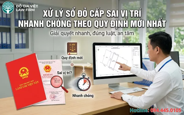 Xử Lý Sổ Đỏ Cấp Sai Vị Trí Nhanh Chóng Theo Quy Định Mới Nhất 