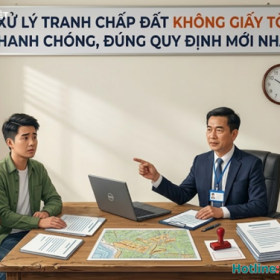 Xử Lý Tranh Chấp Đất Không Giấy Tờ Nhanh Chóng, Đúng Quy Định Mới Nhất 