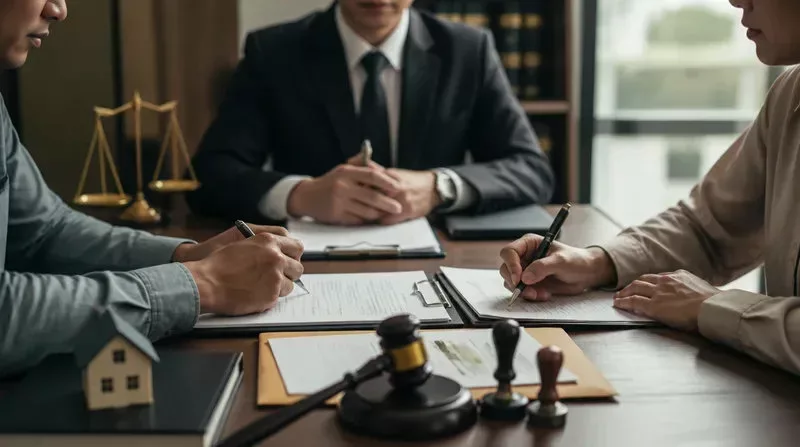 Hai bên ký hợp đồng chuyển nhượng quyền sử dụng đất tại tổ chức công chứng