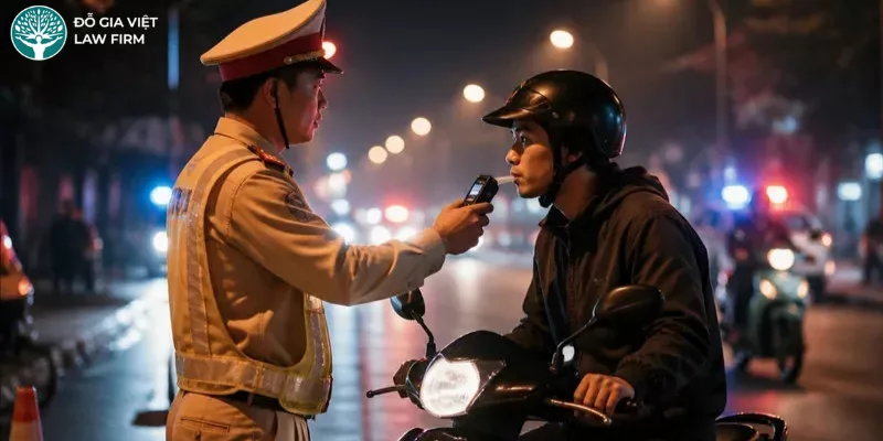 vi phạm nồng độ cồn xe máy phạt bao nhiêu 2026