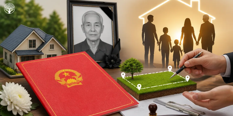 Sang tên Sổ đỏ khi người đứng tên đã mất: Hồ sơ, thủ tục mới nhất