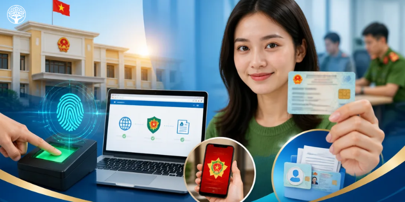 Thủ tục làm căn cước công dân 2026: Hồ sơ, cách làm online và lệ phí mới nhất thủ tục làm căn cước công dân 2026