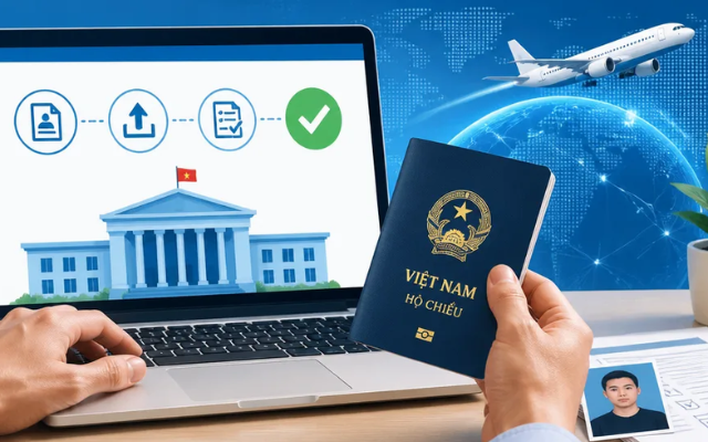 thủ tục làm hộ chiếu online 2026