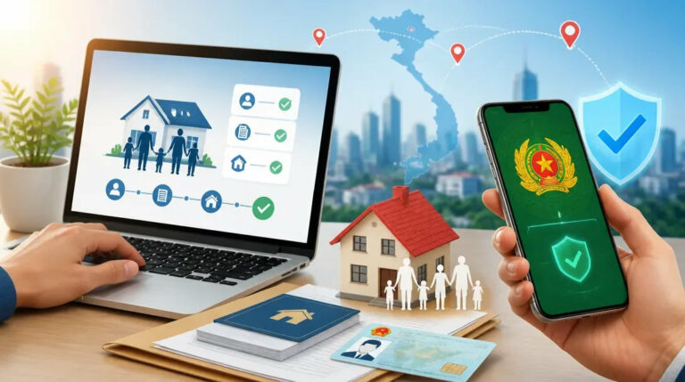 Đăng ký thường trú tạm trú online 2026: Hồ sơ, cách làm và lệ phí